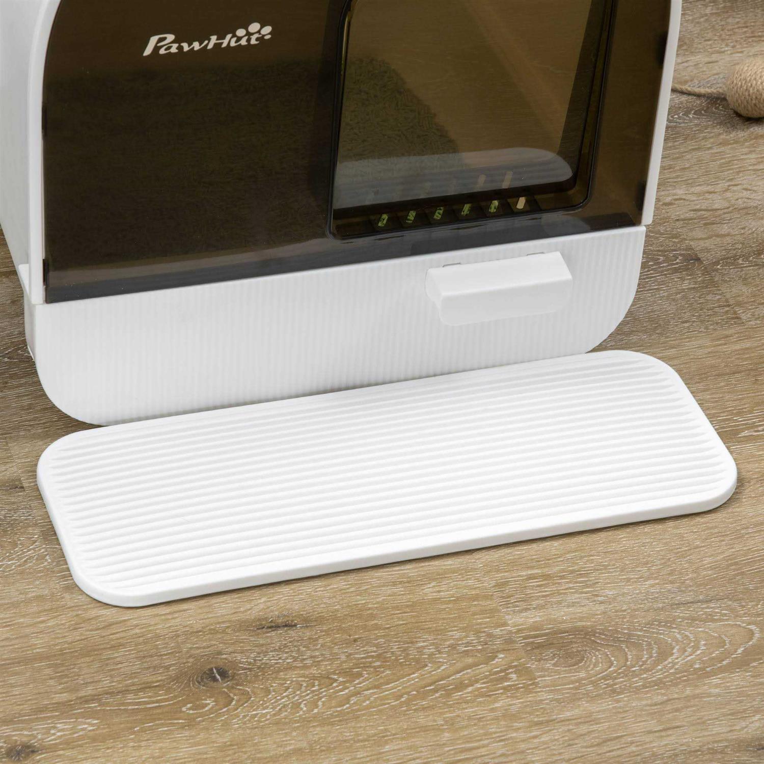 PawHut Cat Litter Box with Lid Covered Litter Box for Indoor Cats with Tray - Pet Supplies online store