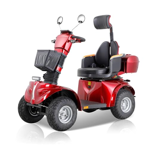 All Terrain Mobility Scooter,Heavy Duty Mobility Scooter for Seniors & Adults