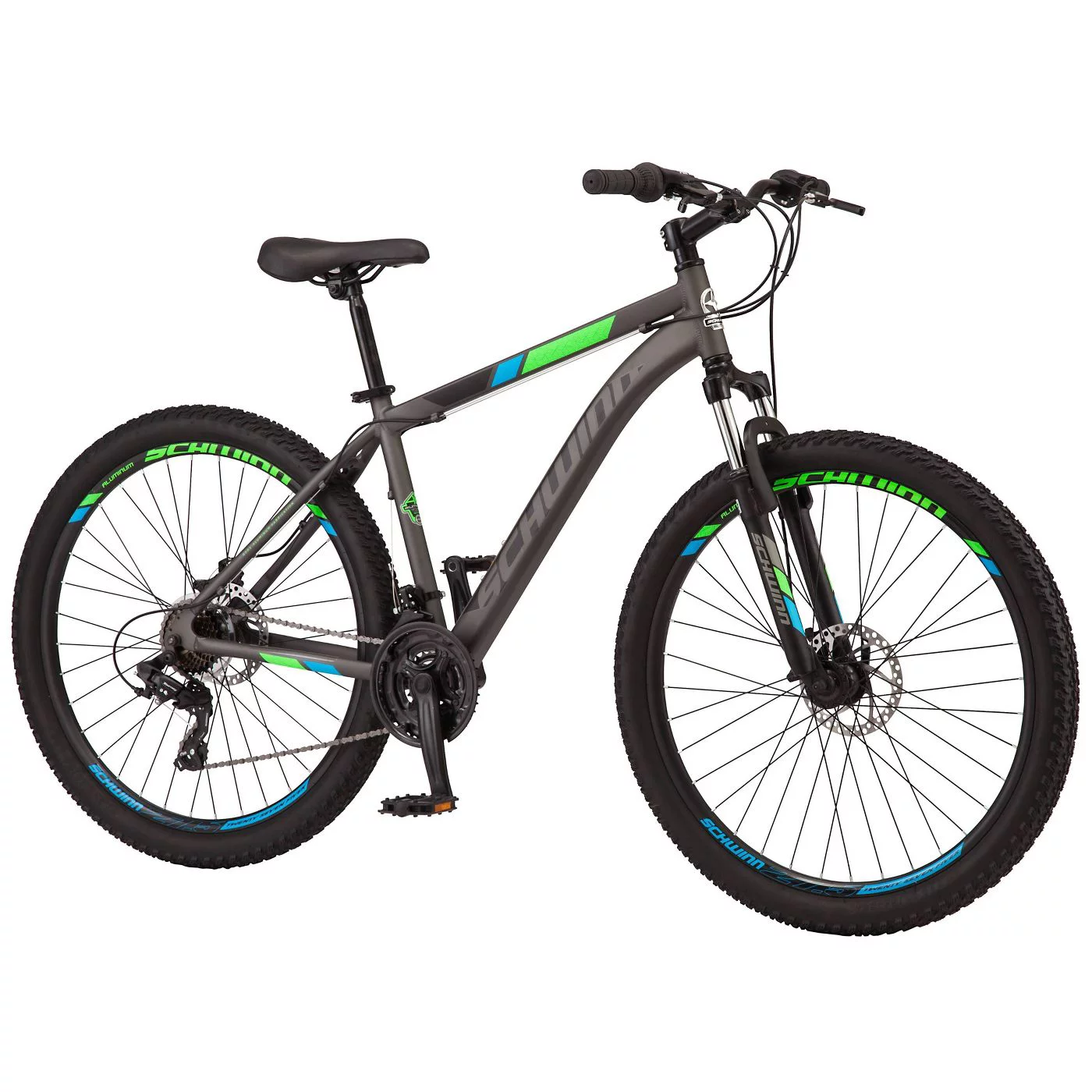 Schwinn 27.5" Mountain Pass Men's Mountain Bike , Matte Grey
