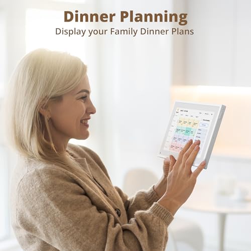 Dragon Touch 15.6" Digital Calendar Chore Chart – 1080P Full HD Interactive Touchscreen, Smart Family Planner