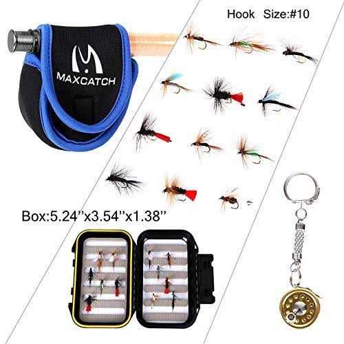 M MAXIMUMCATCH Maxcatch Extreme Fly Fishing Combo Kit 3/5/6/8 Weight, Starter Fly Rod and Reel Outfit - Sports Supplies Online Store