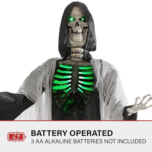 Haunted Hill Farm Motion-Activated 7.5-Ft. Tall Smoldering Ghoul