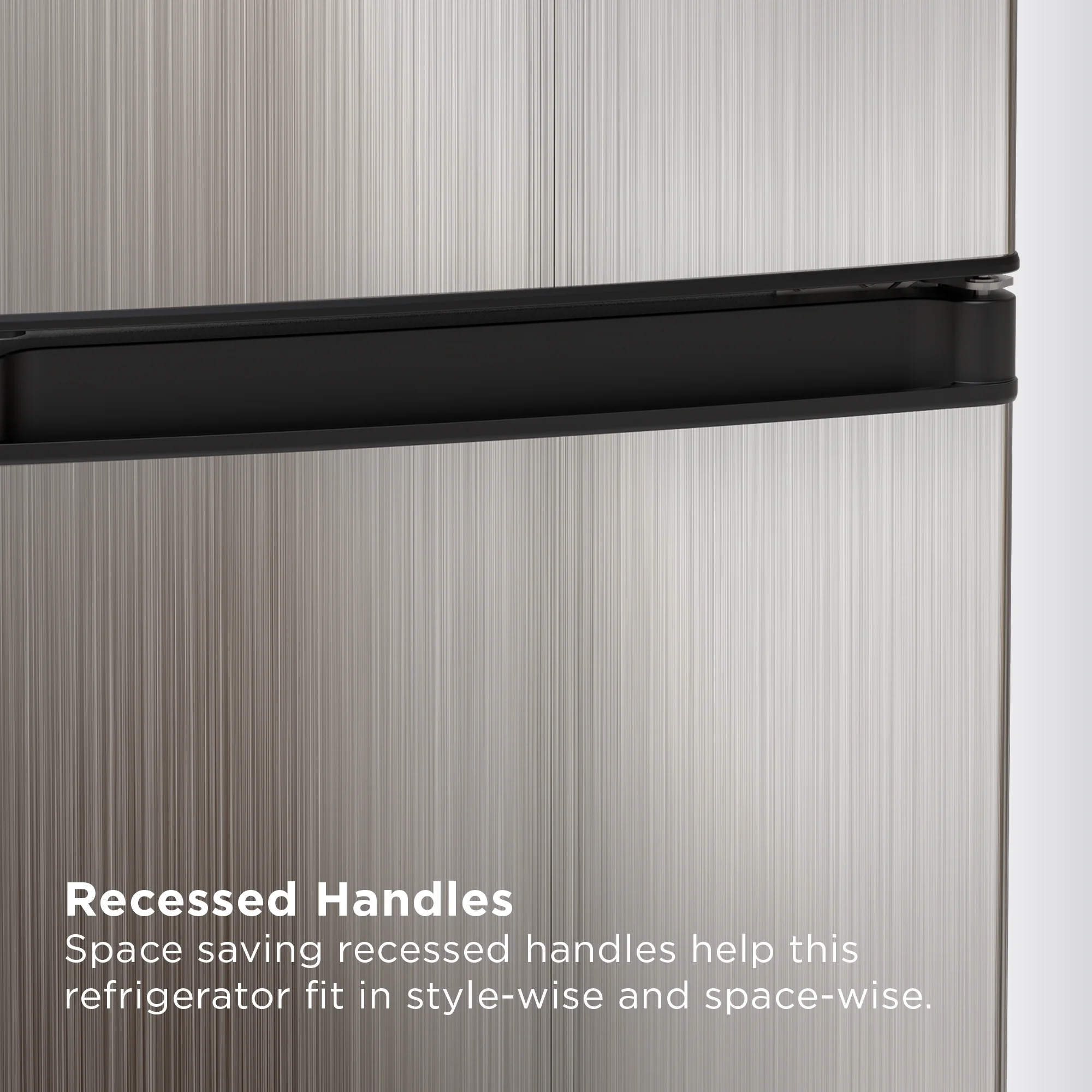 TCL  4.5 Cu. ft. Two Door Refrigerator – Stainless Look, MR453L