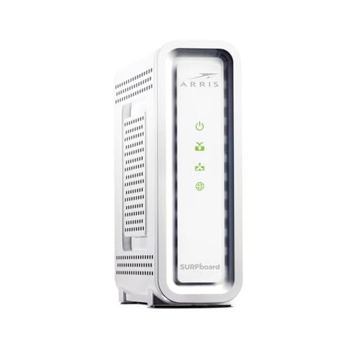 ARRIS (SB8200) - Cable Modem - Fast DOCSIS 3.1 32x8 Gigabit Cable Modem , Approved for Comcast Xfinity, Cox, Charter Spectrum