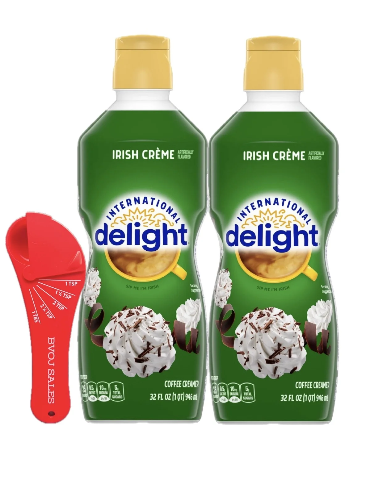 2 Pack: International Delight Irish Creme Coffee creamer 32oz - Curated Treasures Market