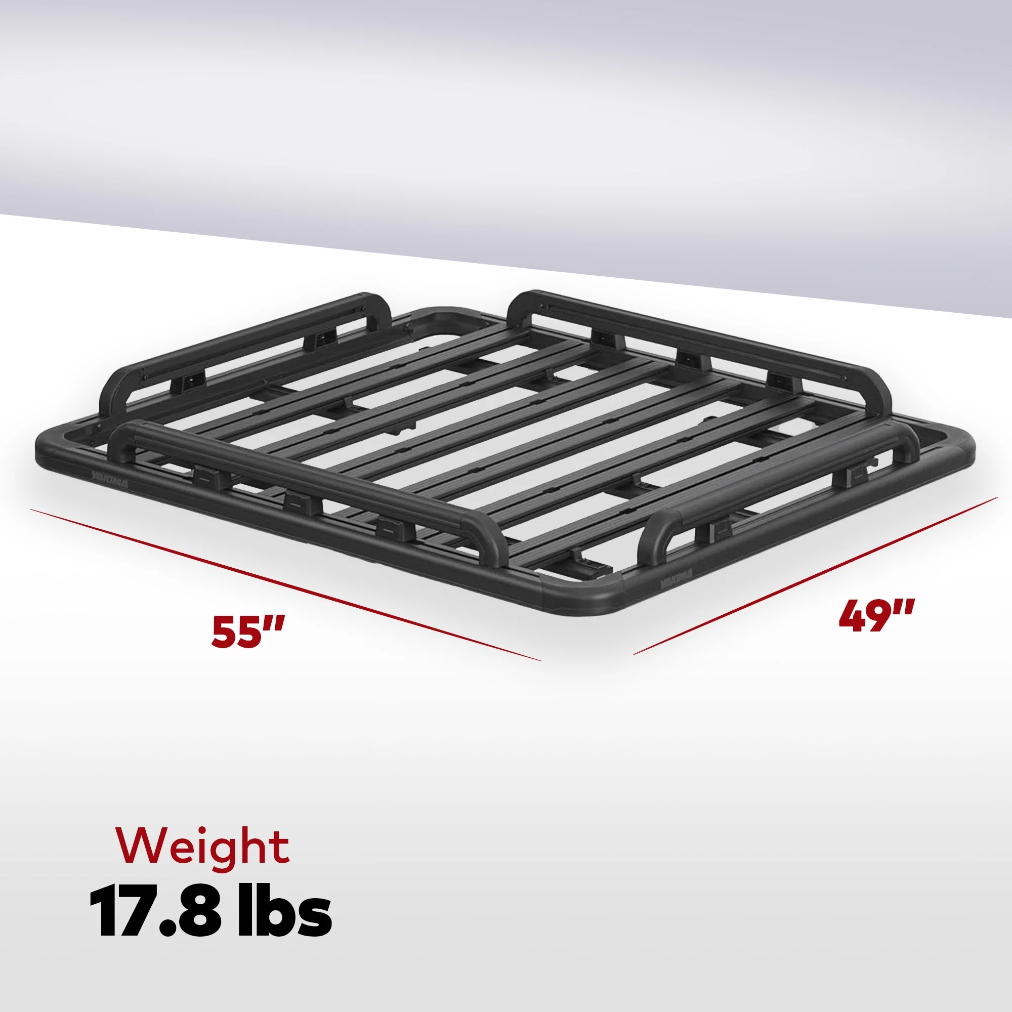 YAKIMA 60 by 54 Inch LockNLoad Perimeter Raised Rail Kit for Roof Rack