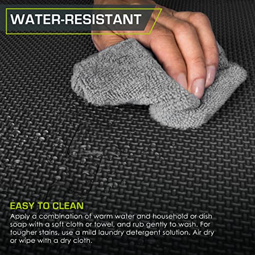 ProsourceFit Extra Thick Puzzle Exercise Mat , EVA Foam Interlocking Tiles for Protective, Cushioned Workout Flooring for Home and Gym Equipment
