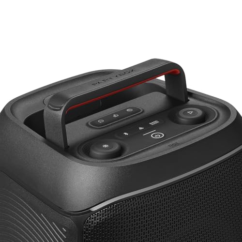 JBL PartyBox Club 120 - Portable Party Speaker with Foldable Handle, Powerful JBL Pro Sound, Futuristic lightshow, Up to 12 Hours of Play time