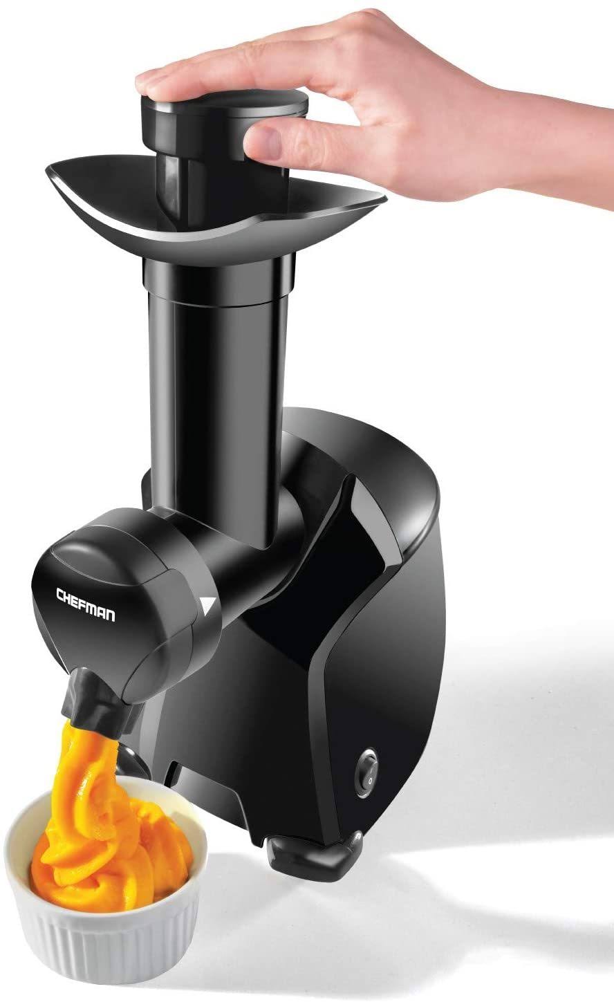 Chefman Frozurt, Frozen Dessert Maker, Healthy, Dairy Free, Vegan Ice Cream