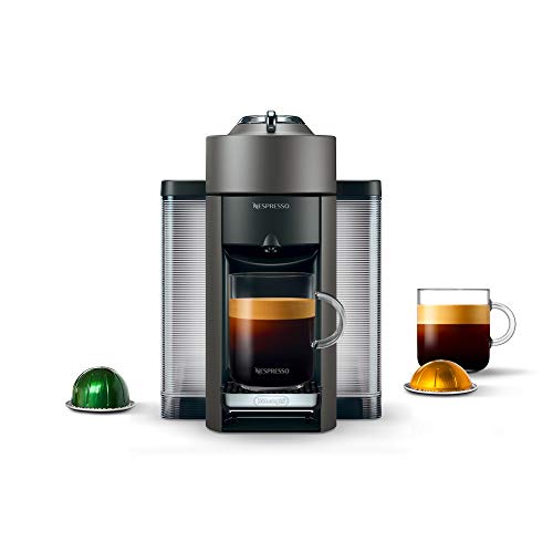 Nespresso Vertuo Coffee and Espresso Maker by De'Longhi, Graphite Metal