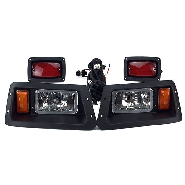 RecPro Yamaha G14-G22 Golf Cart Halogen Light Kit W LED Tail