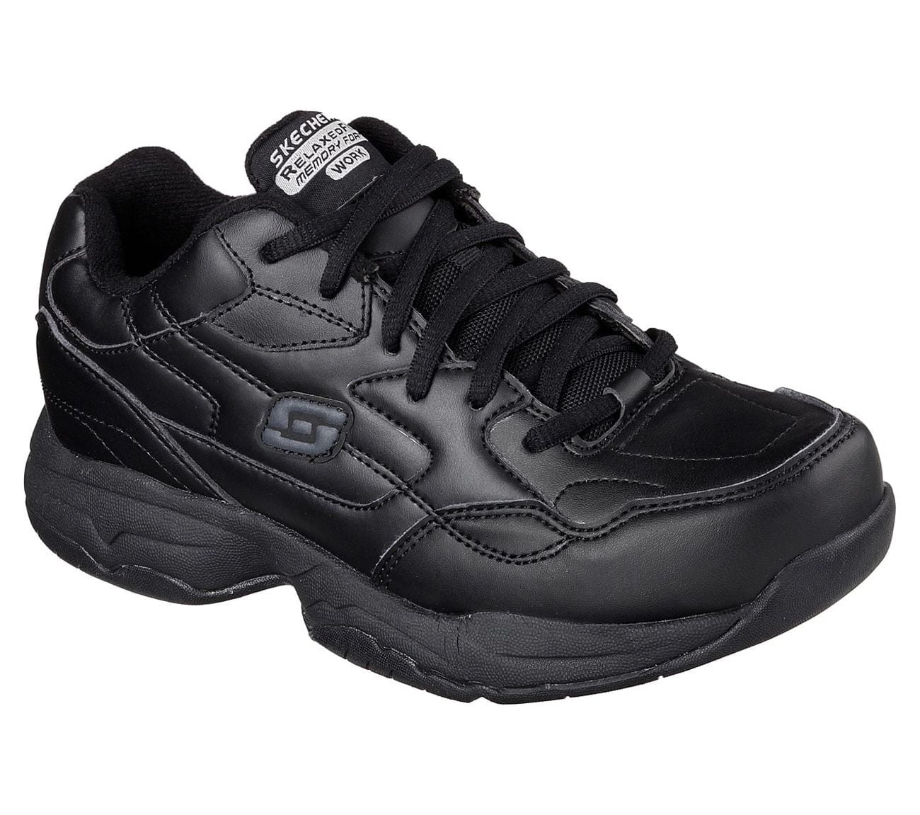 Skechers Work Women's Relaxed Fit Felton - Albie Slip Resistant Work Shoes - Wide Available - Curated Treasures Market