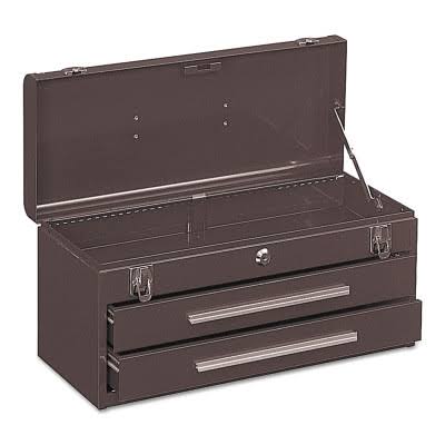 Kennedy 220b 2-Drawer Portable Tool Chest/20x22 Brown