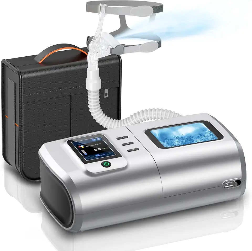 REMSTAR Plus CPAP System - Portable Auto CPAP Machine with Humidifier for Sleep Apnea,Ues for Home and Travel - Kansas Nuitrition - HNZSDS