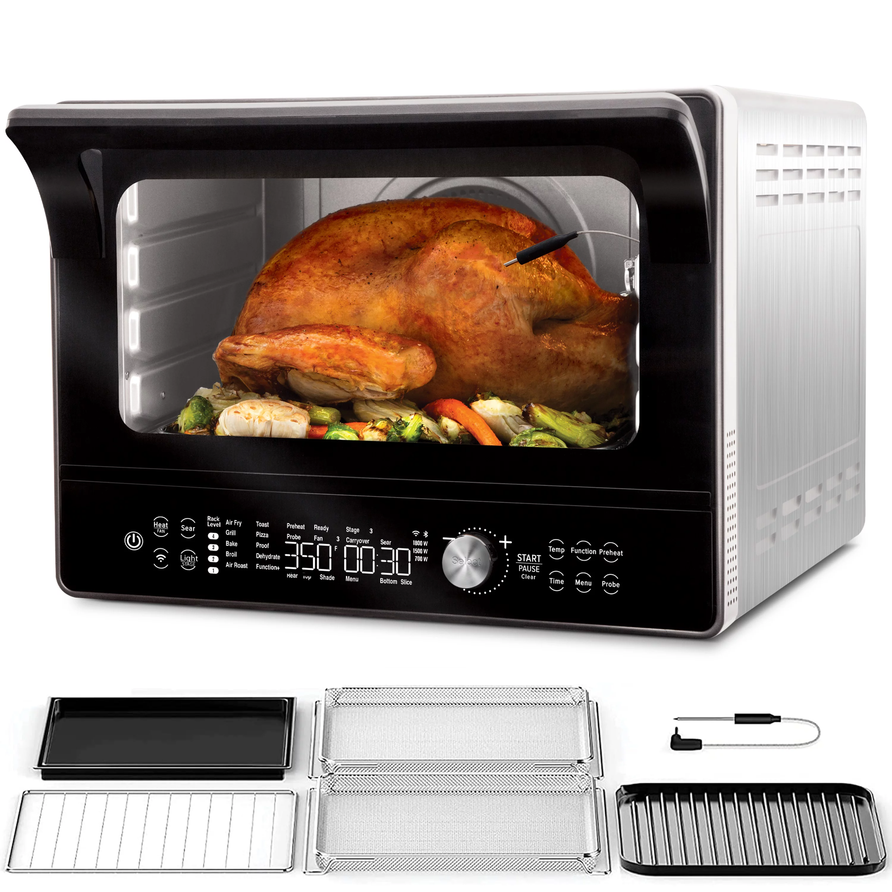 Nuwave 34 QT Pro-Smart IQ 360 Oven Air Fryer Grill