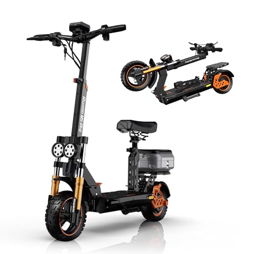Ruitoo® Electric Scooter, 1000W/1600W/5600W Motor, Off Road Electric Scrooter Adults, 27/32/34/47Mph Top Speed, 28/35/44/50/53 Miles Max Range