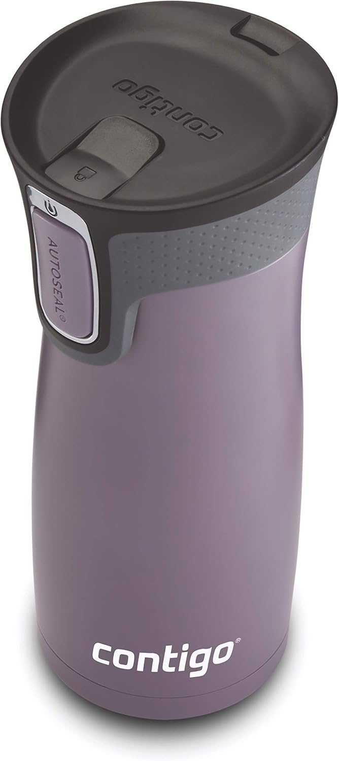 Contigo West Loop Stainless Steel Vacuum Travel Mugs with Spill-Proof Lids, 16oz