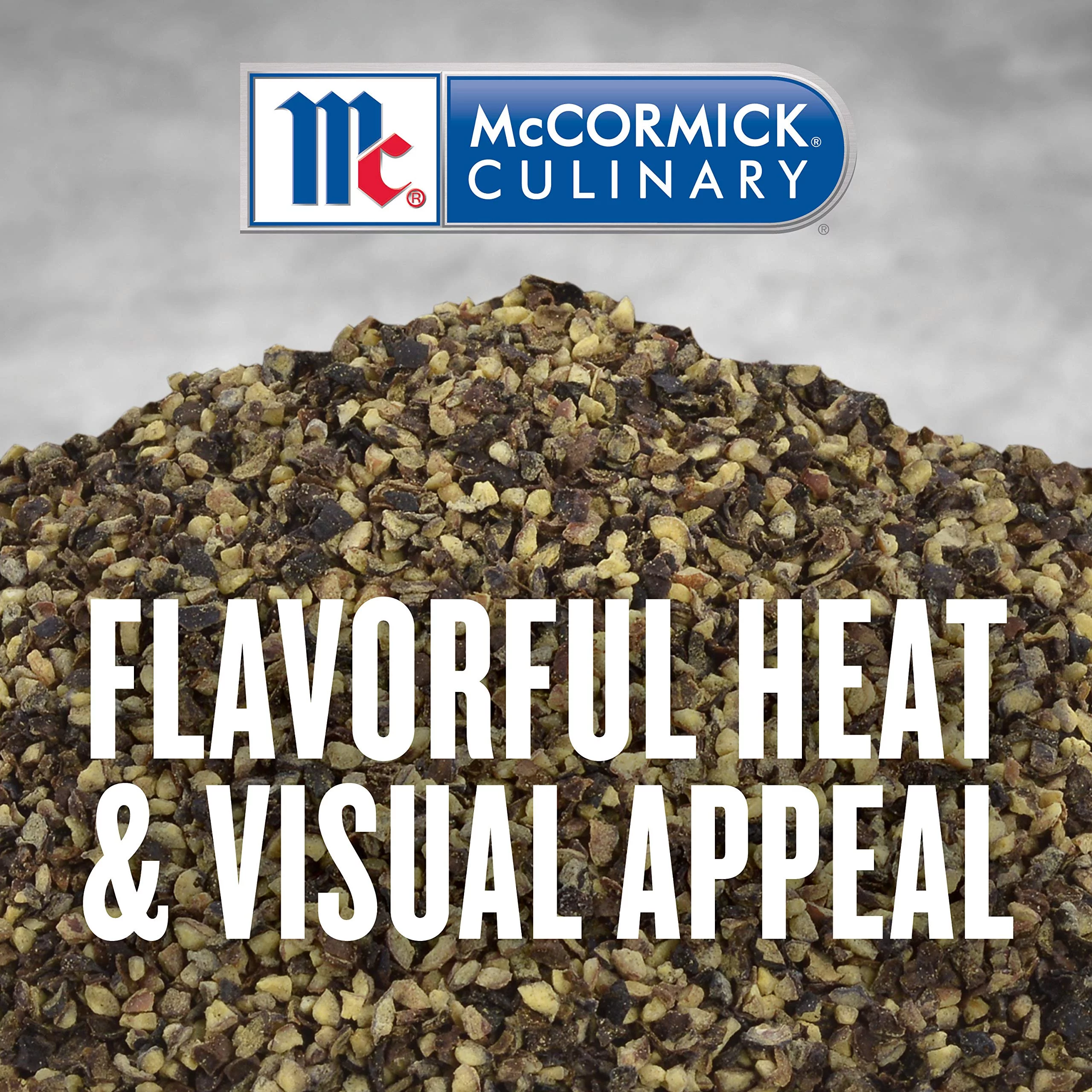 Mccormick Culinary Cracked Black Pepper, 5 Lb - One 5 Pound Container Of Bulk Coarse Black Pepper For Recipe Customization, Perfect On Kabobs, Steak