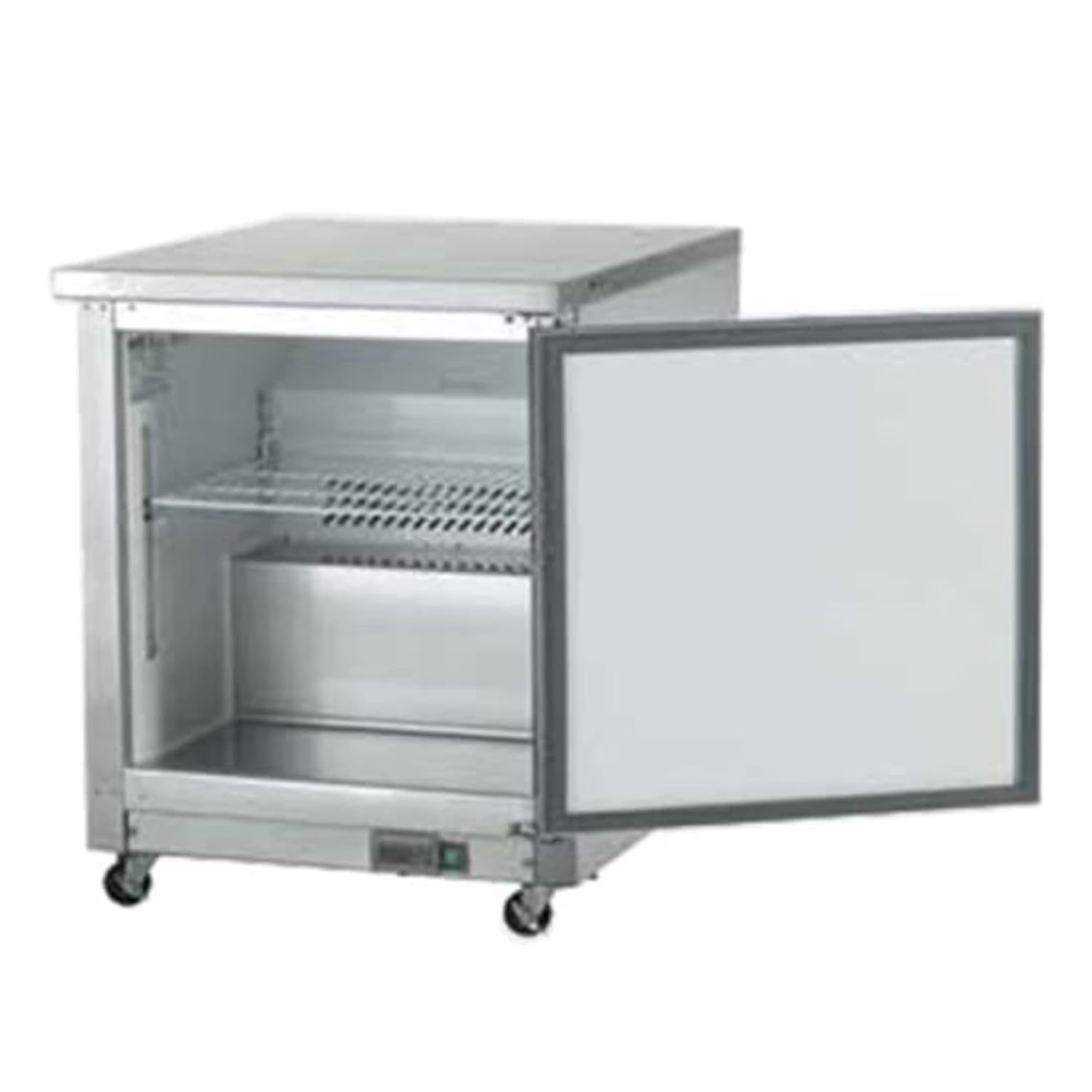Arctic Air AUC27F 27" Single Door Work Top Undercounter Freezer, 6.5 Cubic Feet, Stainless Steel, 115v