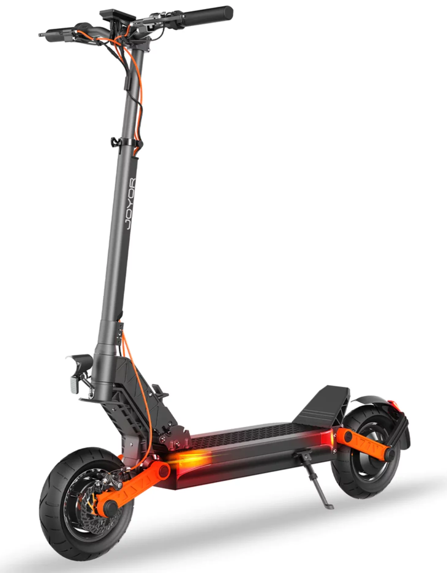 JOYOR S10S Dual Motor Electric Scooter, 2000W Motor Up to 37 MPH & 50 Miles Ranges, 10 Off-Road Tires Commuter Electric Scooter