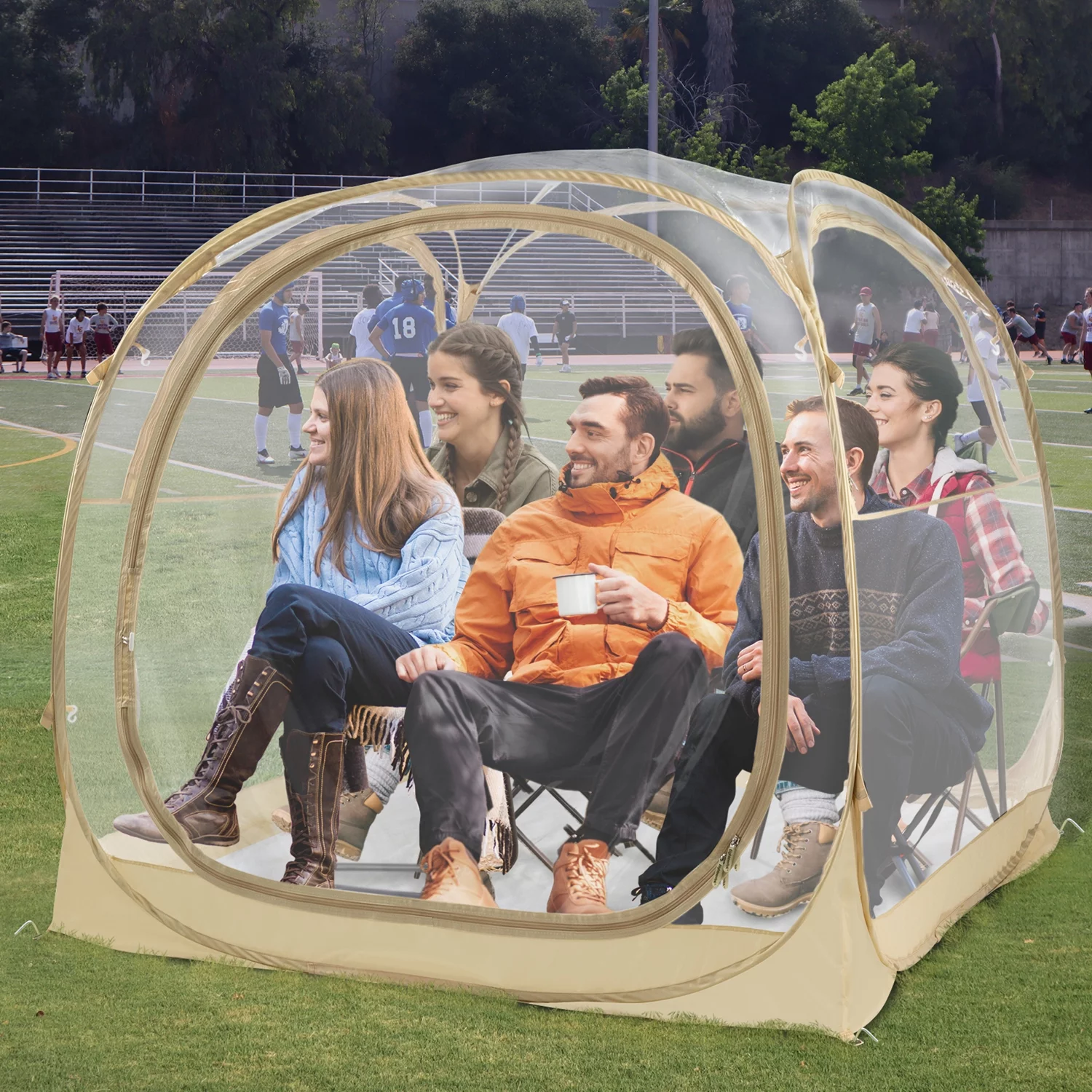 Pop-Up Weatherproof Sport Pod Tent for Camping, Fishing, and Shelter