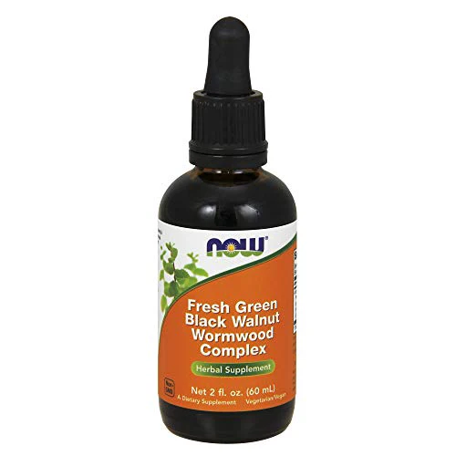Now Foods Fresh Green Black Walnut Wormwood Complex, 2-Ounce - Kansas Nuitrition - HNZSDS