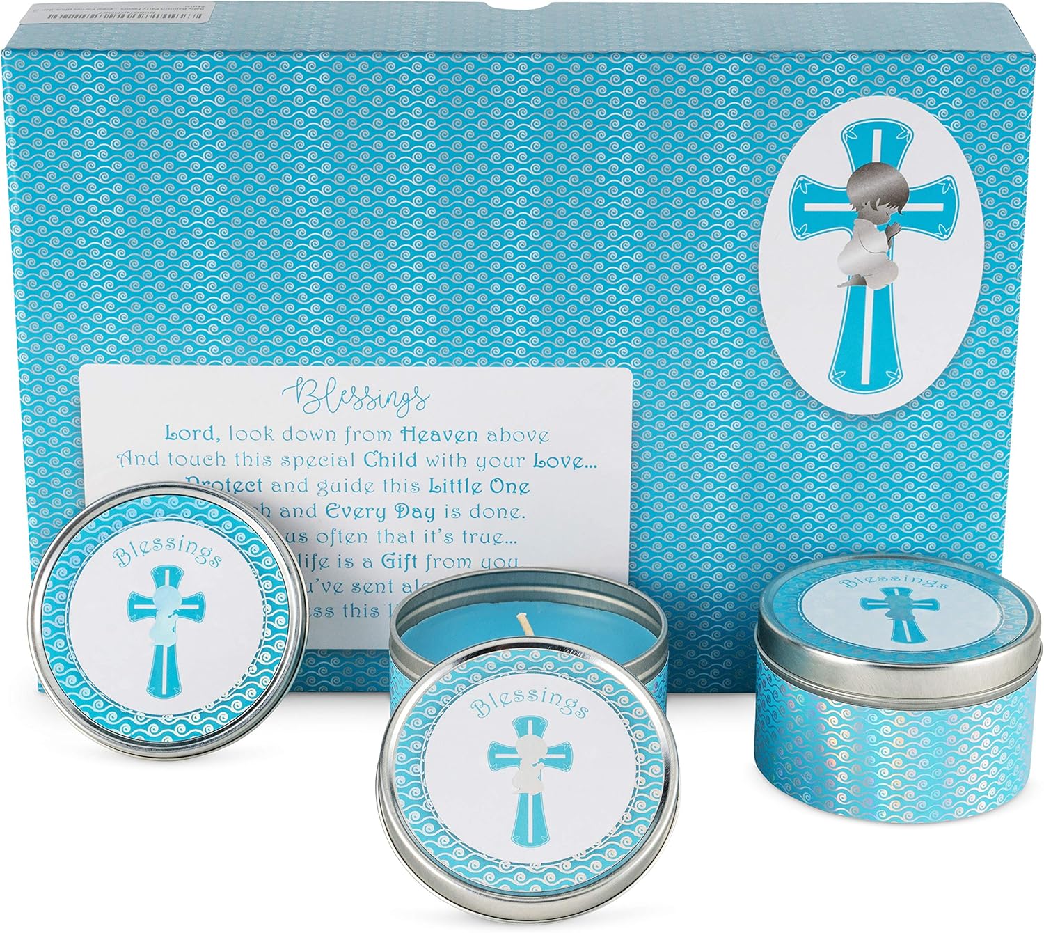 Totally Unique Baby Shower Party Favors Candles for Boys (9 Pack) | Baby Shower Favors for Guests Boy | Baby Shower Favors for Boys | Blue Baby