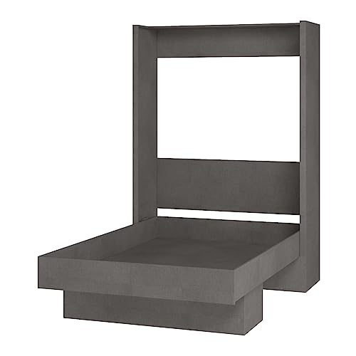 Oakland Living Easy-Lift Full Murphy Wall Bed in White with Shelf