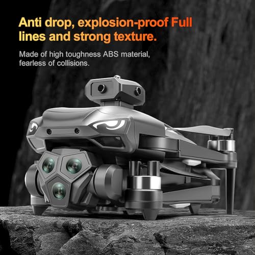 Brushless RC Drone with 4K Dual Camera, 4.5-inch HD Screen Remote Control, Smart Obstacle Avoidance