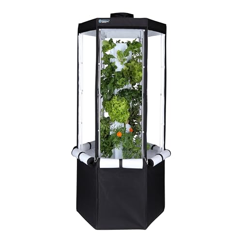Indoor Hydroponic Growing System 2.0 – Grow 27 Lettuce, Vegetable, Herb & Fruiting Plants | includes Grow Tent, 150W LED Grow Lights