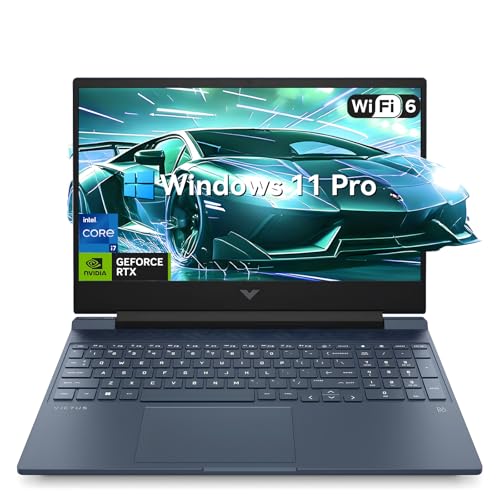HP Victus 15 Gaming Laptop,Intel Core i7-13620H(10C/16T), NVIDIA GeForce RTX 4060,15.6“FHD Display Laptop Computer,32GB RAM 2TB NVMe SSD with Webcam
