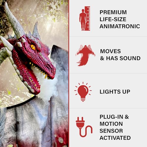 Haunted Hill Farm Motion-Activated 7.5-Ft. Tall Smoldering Ghoul