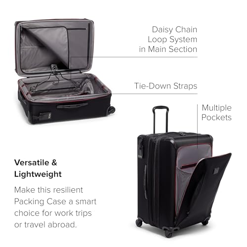 TUMI - Aerotour 4 Wheel Expandable Luggage - Men's and Women's Business and Leisure Travel Suitcase - 21.75" International Expandable Carry-On, Black