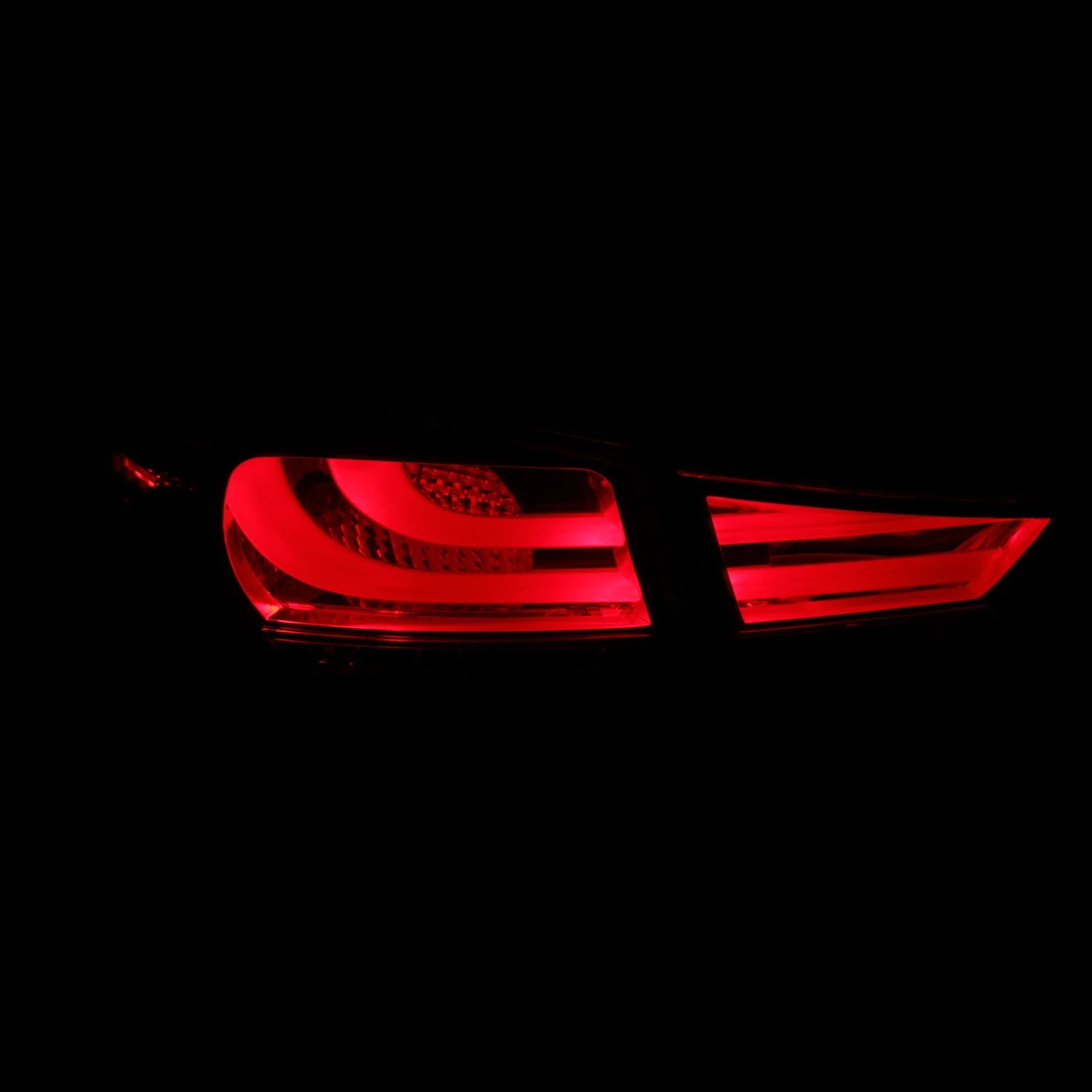 2011-2013 Hyundai Elantra Anzo LED Tail Lights Black 321298