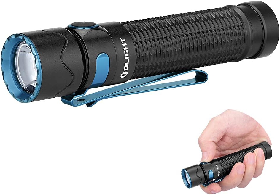 OLIGHT Warrior Mini 2 1750 Lumens Tactical Flashlight with Dual Switch and Proximity Sensor