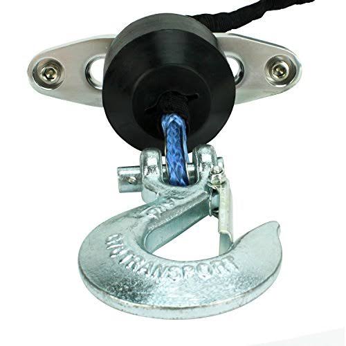 Extreme Max 5600.3099 'The Devil's Helper' Complete Synthetic ATV Winch Rope Kit - Blue