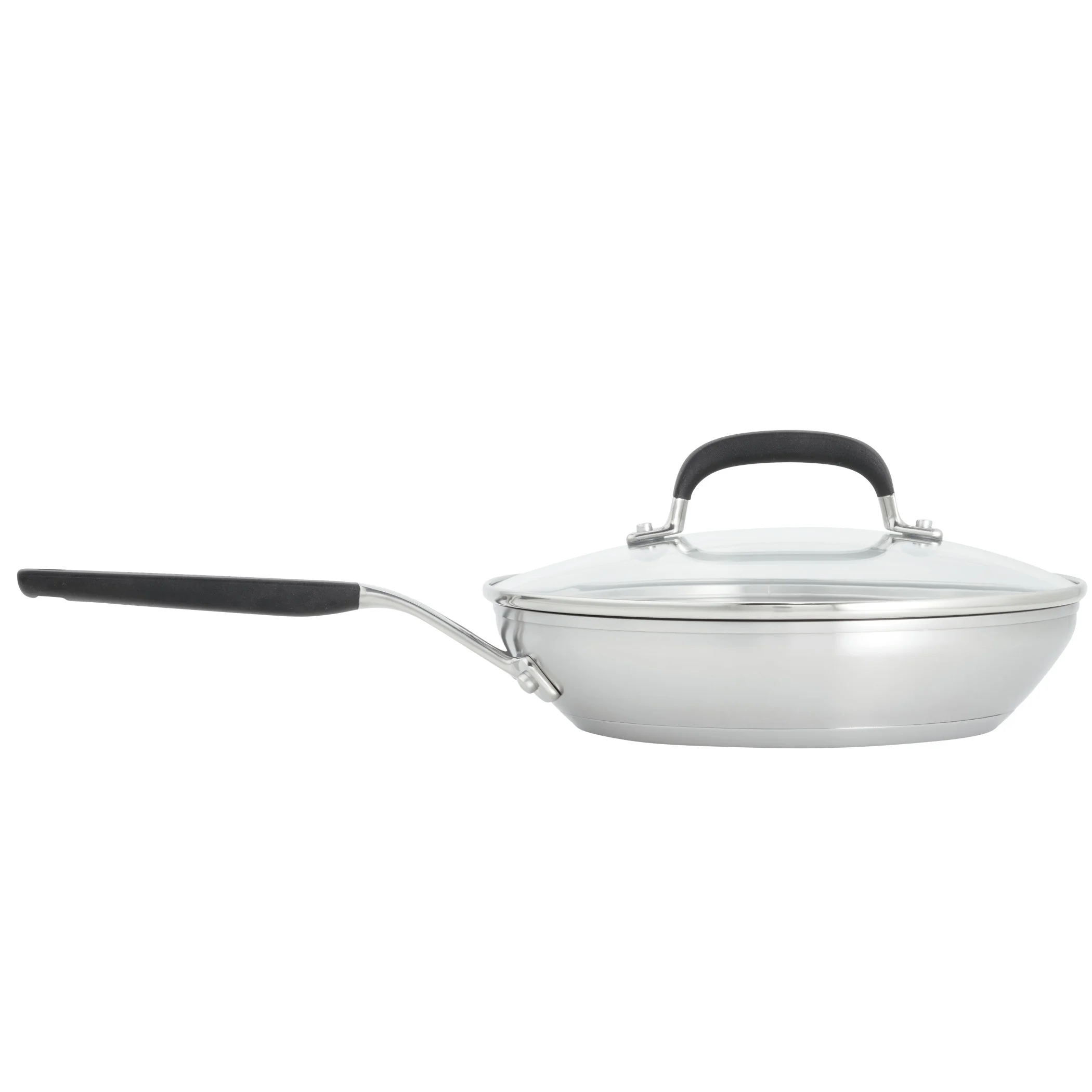 KitchenAid 10 Pieces Brushed Stainless Steel Cookware Set