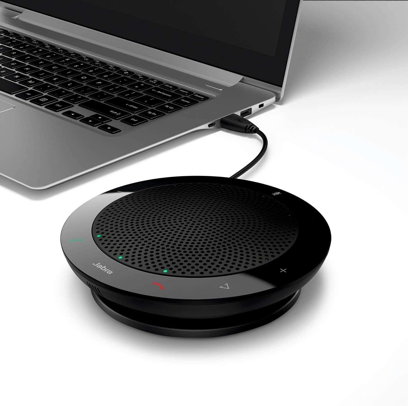 Jabra 7410-209 Model Speak 410 USB Speakerphone, Plug and Play Solution, Works with All PCs, Outstanding Sound Quality