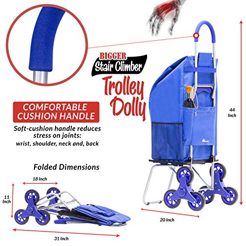 dbest products Stair Climber Bigger Trolley Dolly