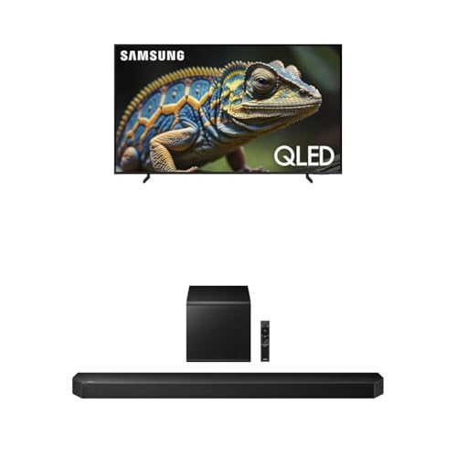 Samsung 43-Inch Class QLED 4K Q60D Series Quantum HDR Smart TV w/Object Tracking Sound Lite, Motion Xcelerator, Slim Design, Gaming Hub