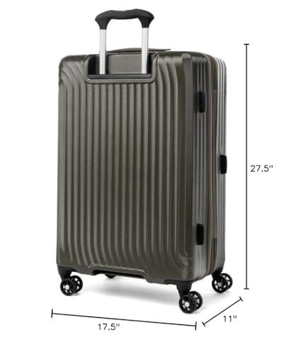 Travelpro Maxlite Air Hardside Expandable Carry on Luggage, 8 Spinner Wheels, Lightweight Hard Shell Polycarbonate Suitcase, Shadow Grey