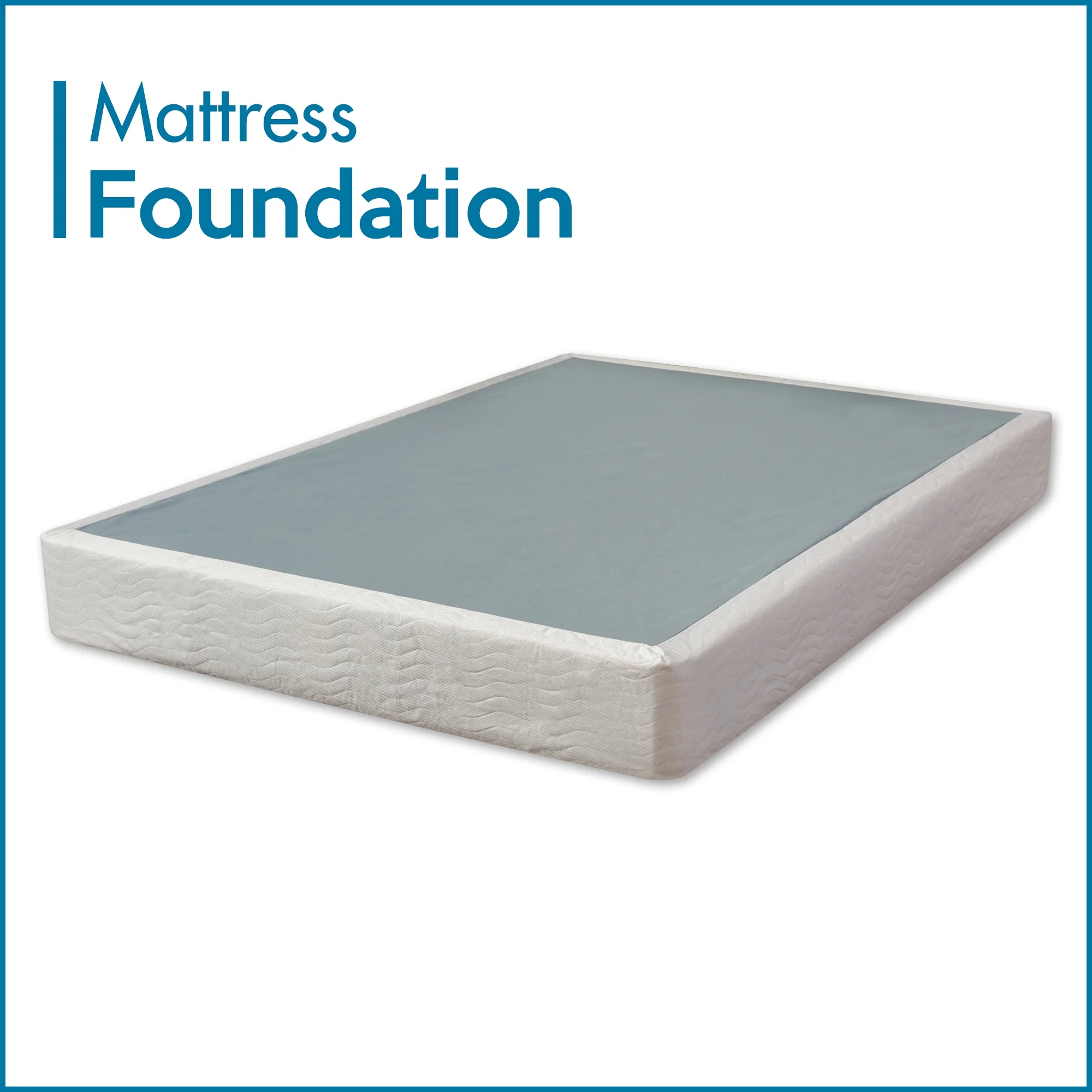 Continental Sleep, 5" Wood Box Spring for Mattress Support with Simple Assembly, Full