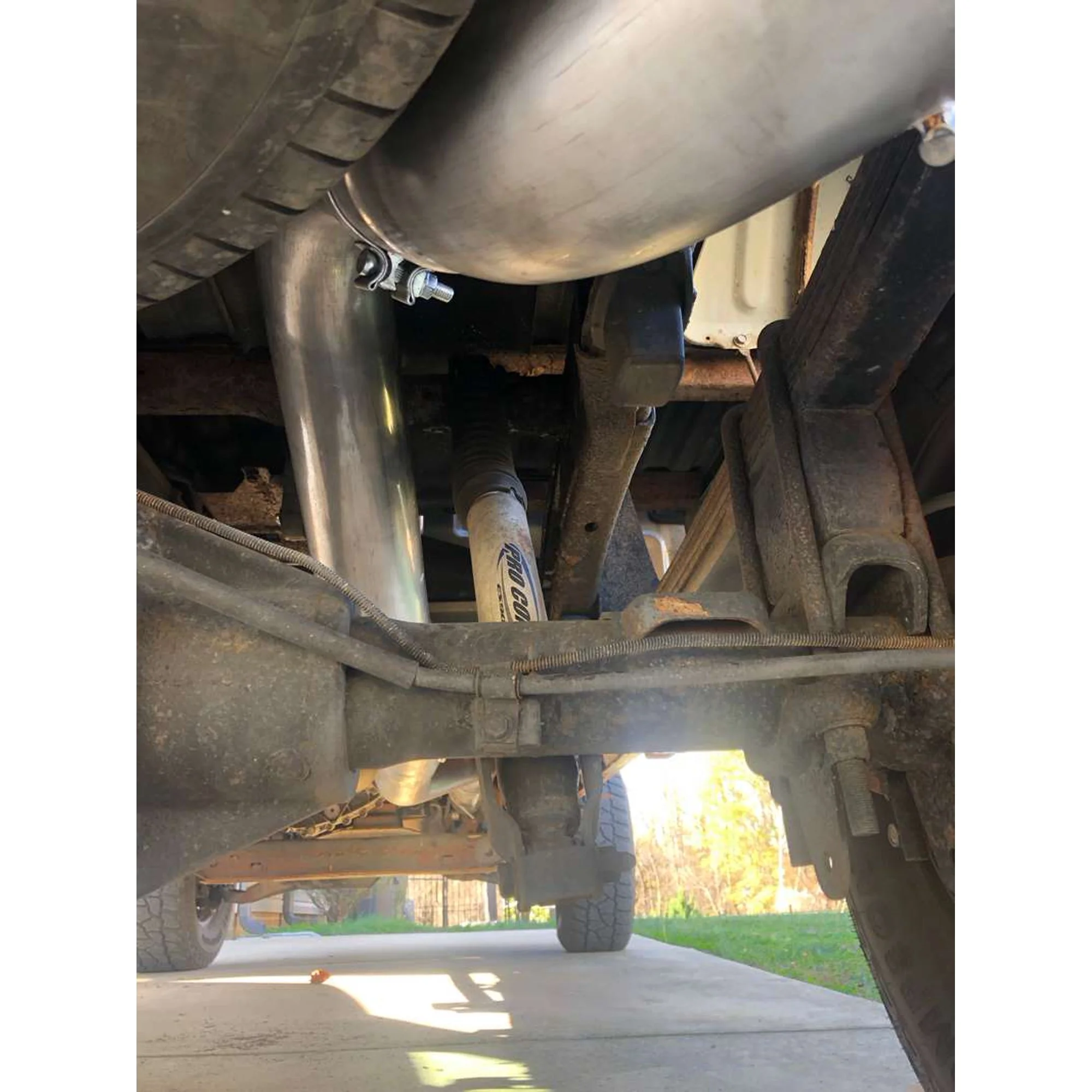 Kojem 5" Down Pipe Back Exhaust System for 01-07 Duramax Diesel 6.6L Chevy Silverado GMC Sierra 2500HD/3500