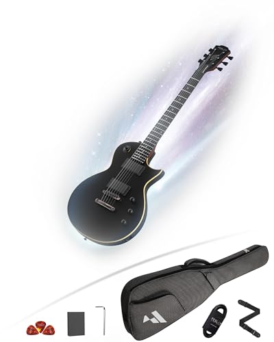 FLP350 Electric Guitar, 39" Solid Body Electric Guitar, Electric Guitar Kit with Dual Humbuckers, Mahogany Neck, Matte Finish, 22 Frets