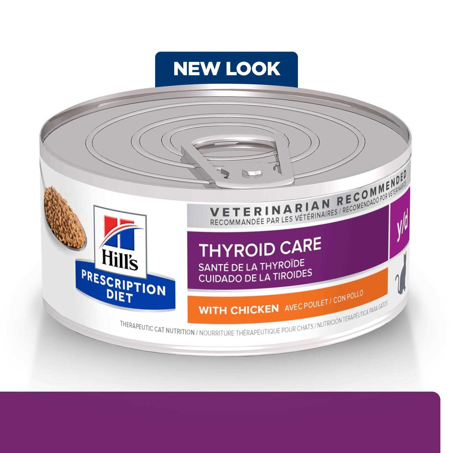 Prescription Diet y/d Thyroid Care Feline Canned Food - Pet Supplies online store