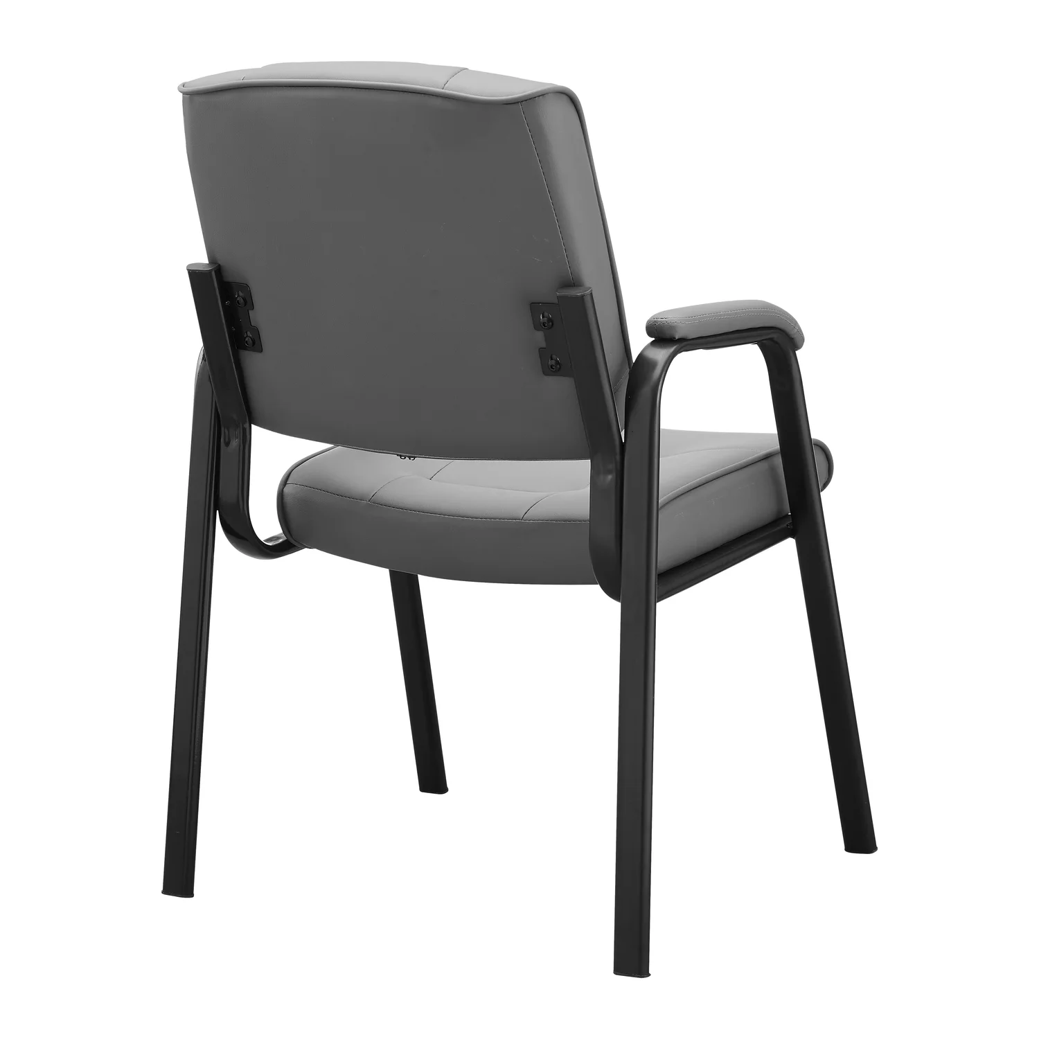 Naomi Home Executive Office Guest Chair-Fabric:Gray