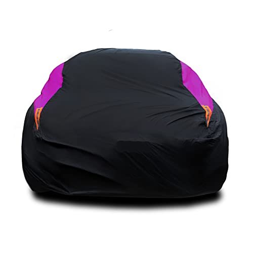MORNYRAY Waterproof Car Cover All Weather Snowproof UV Protection Windproof Outdoor Full car Cover