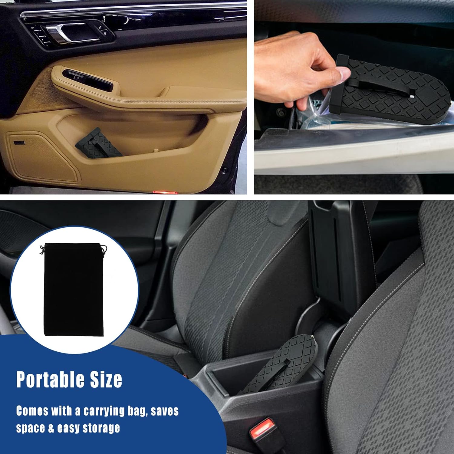 VLTAWA Car Door Step, Door Step for Car Roof Access, Car Step Hood for Roof, Car Door Step Up Hook