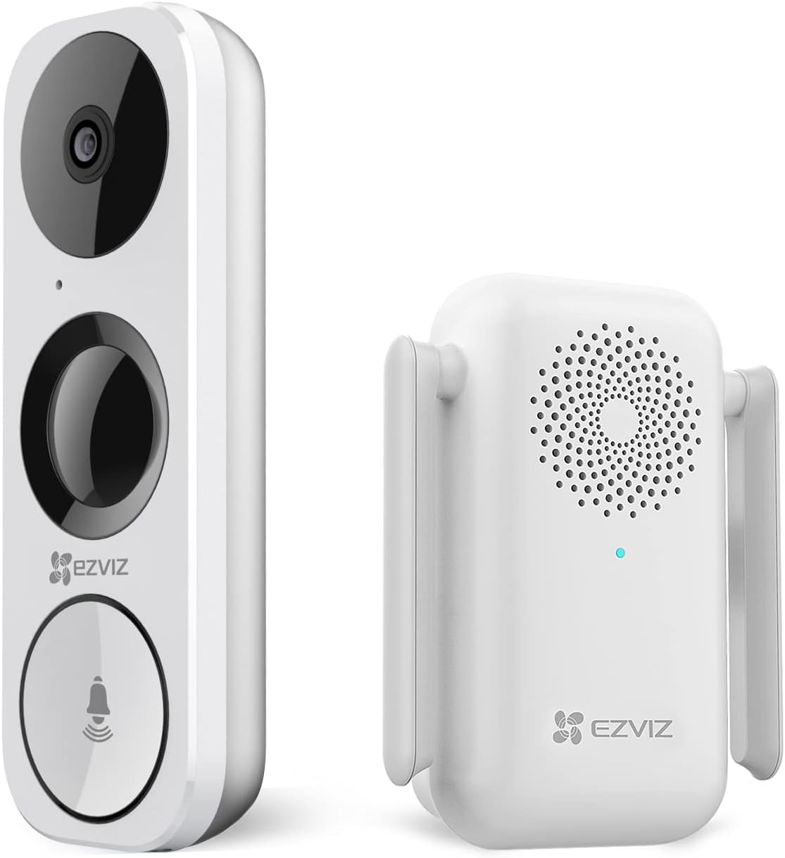 EZVIZ Doorbell Camera, Wired WiFi Video Doorbell, Night Vision, Two-Way Talk, PIR Motion Detection, Weather Proof