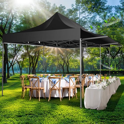 COBIZI 10x10 Pop Up Canopy Tent with Awning